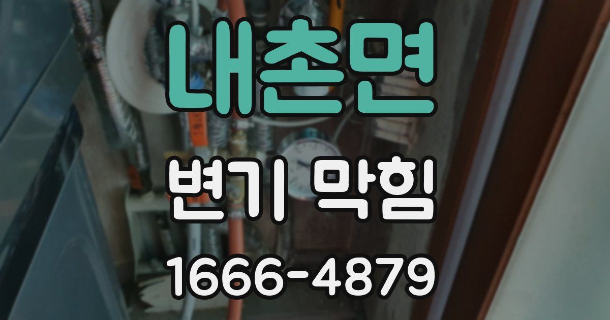 내촌면 변기 막힘