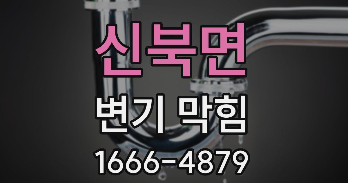 신북면 변기 막힘