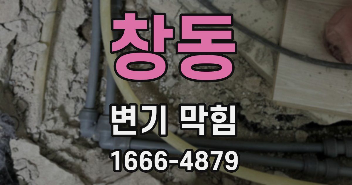 창동 변기 막힘