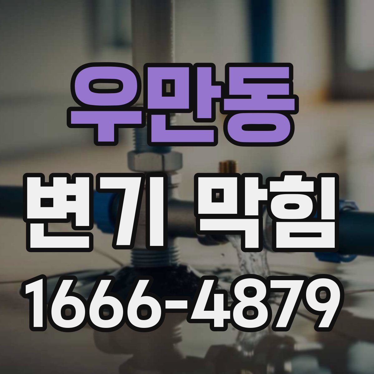 우만동 변기 막힘