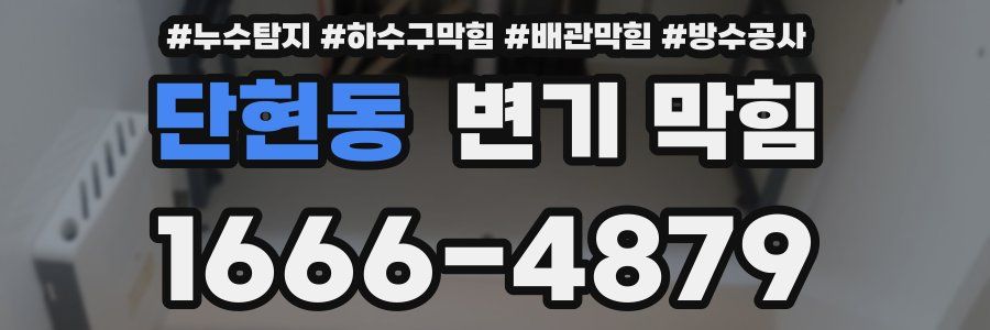단현동 변기 막힘