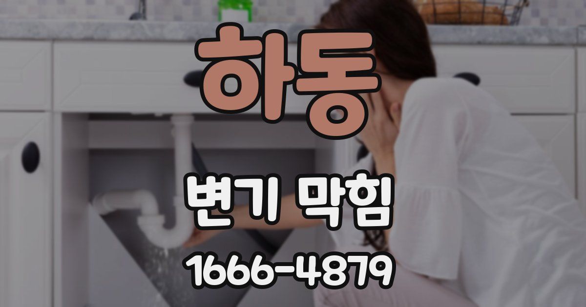 하동 변기 막힘