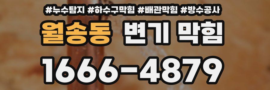 월송동 변기 막힘