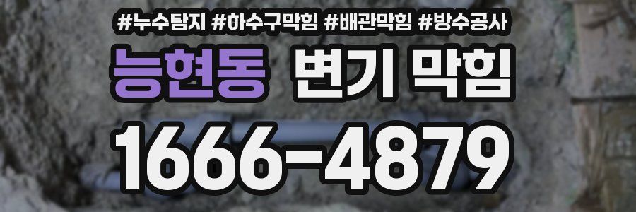능현동 변기 막힘