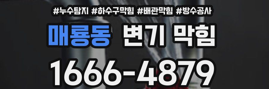 매룡동 변기 막힘