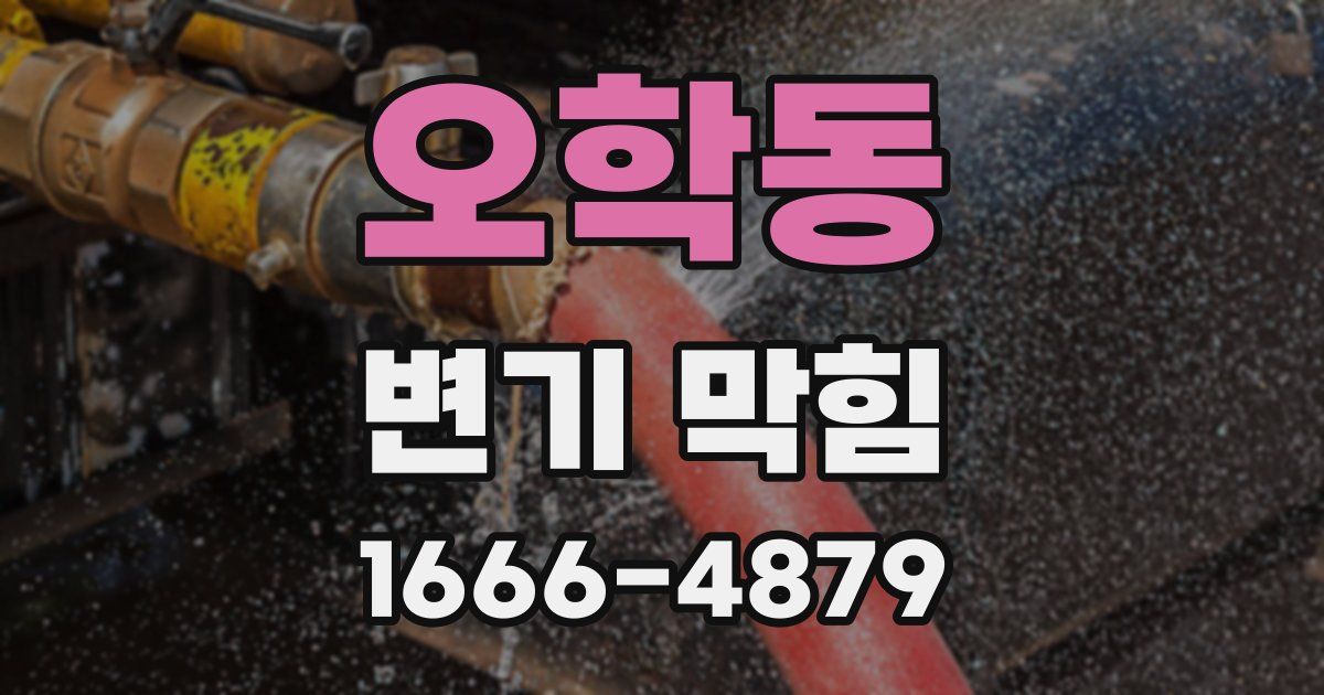 오학동 변기 막힘