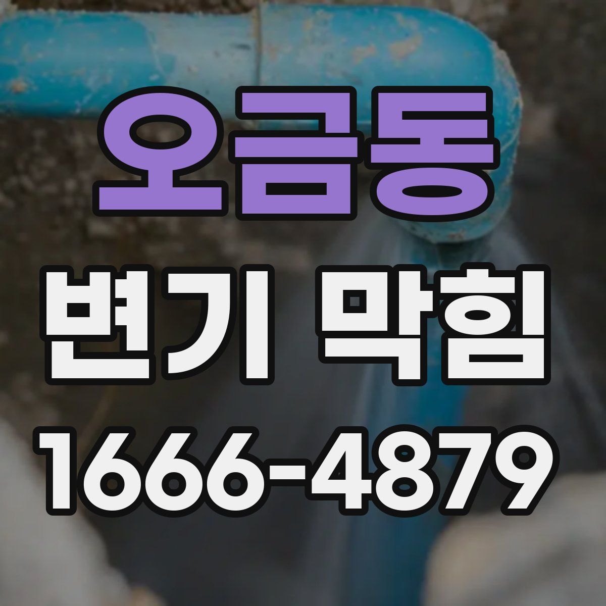 오금동 변기 막힘