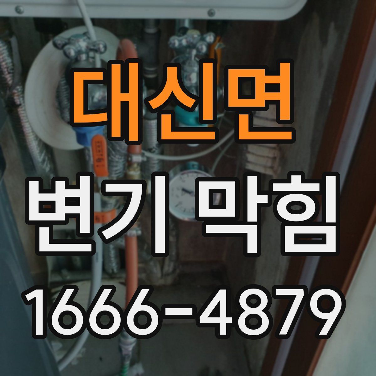 대신면 변기 막힘