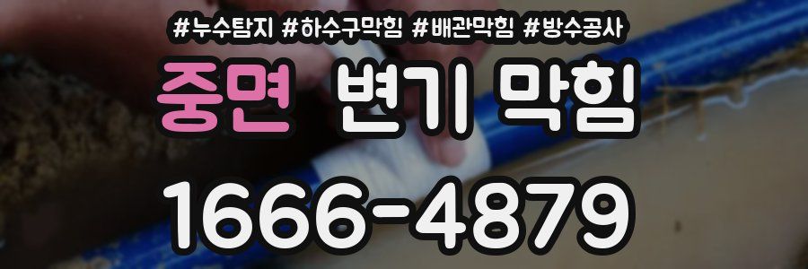 중면 변기 막힘