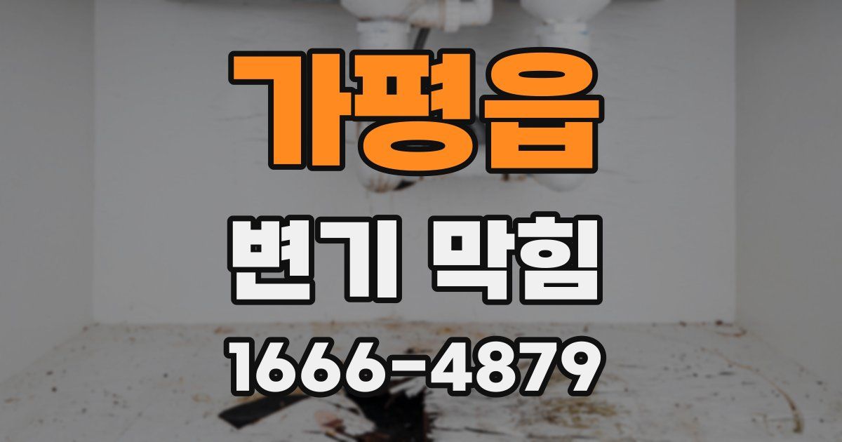 가평읍 변기 막힘