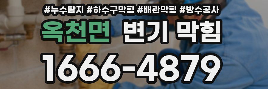 옥천면 변기 막힘