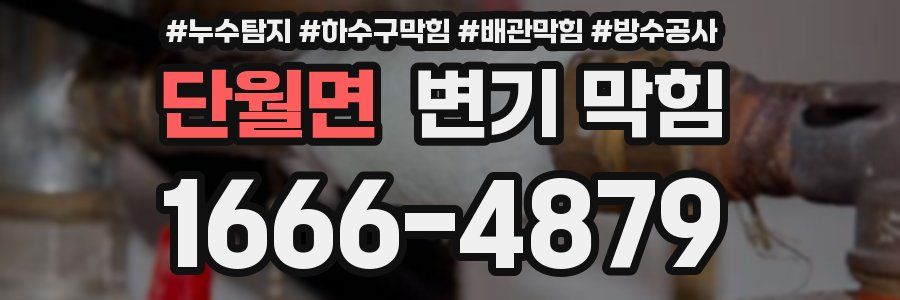 단월면 변기 막힘