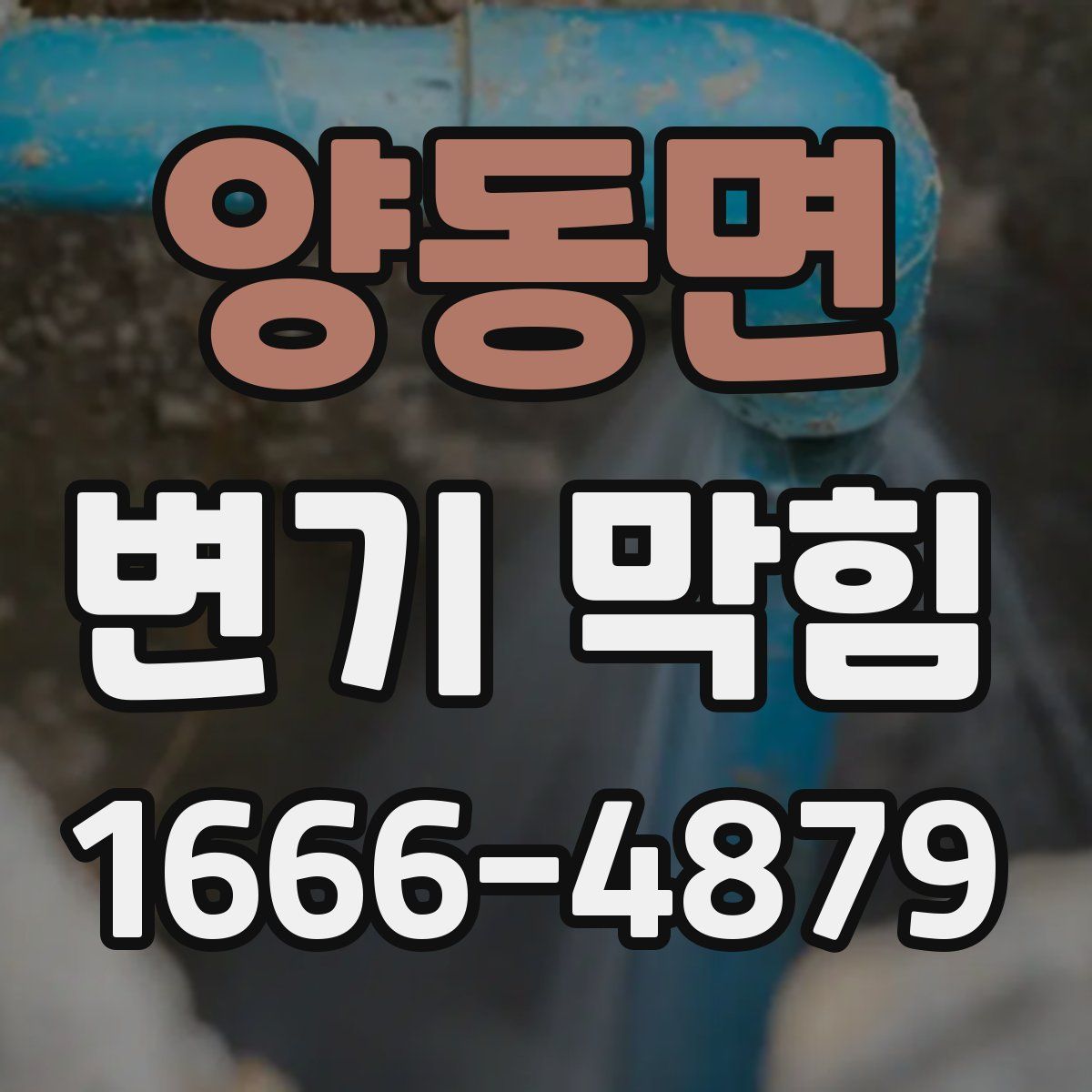 양동면 변기 막힘