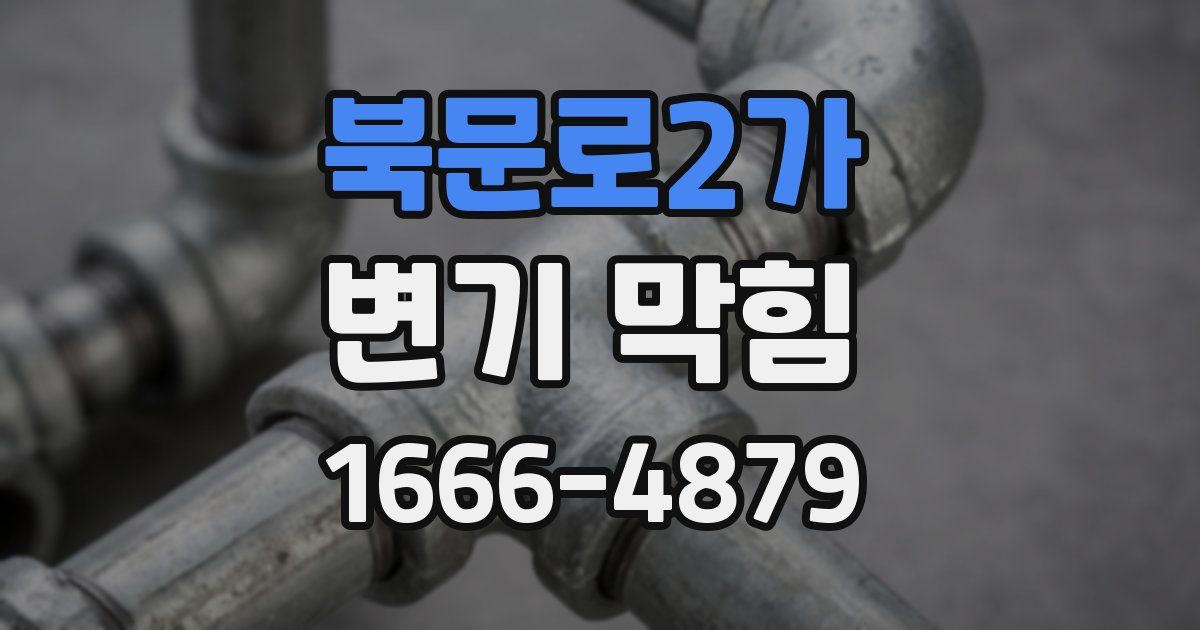 북문로2가 변기 막힘