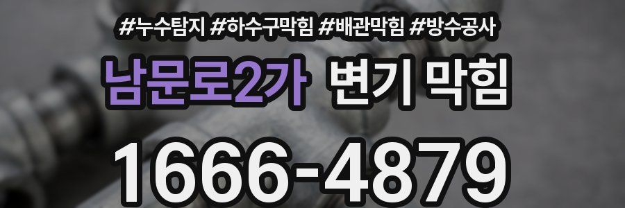 남문로2가 변기 막힘