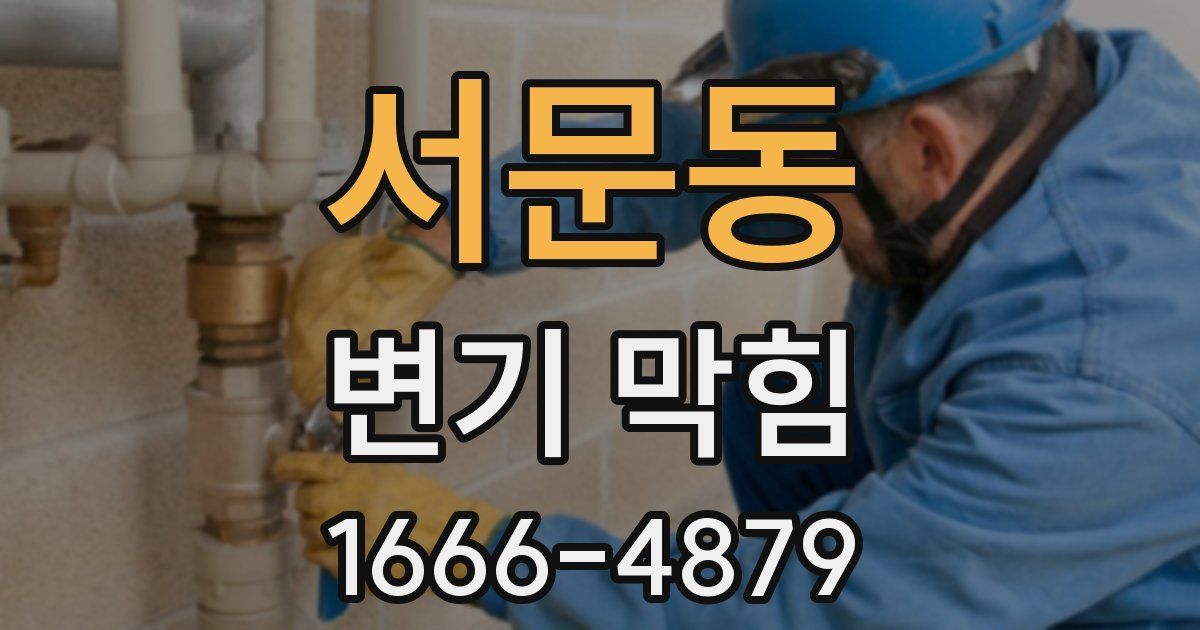 서문동 변기 막힘