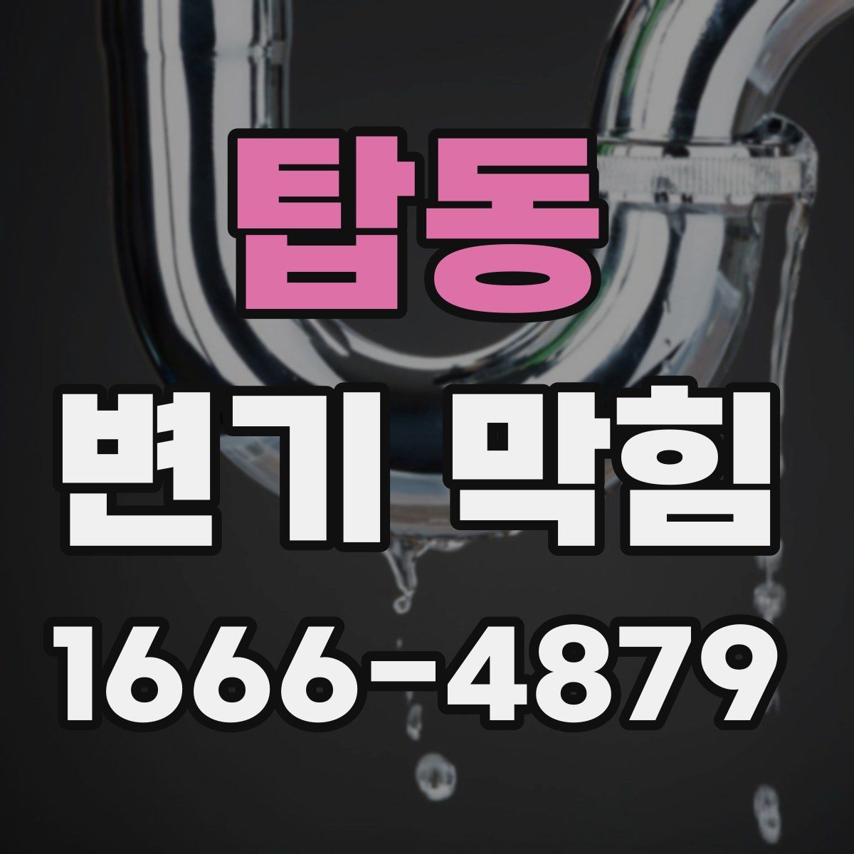 탑동 변기 막힘