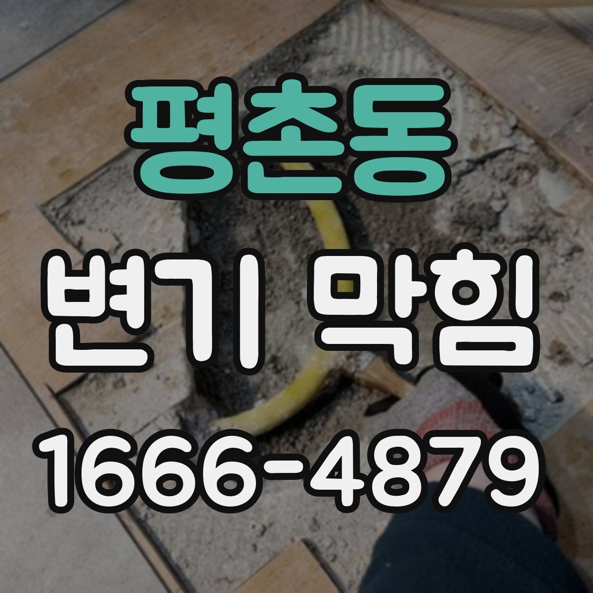 평촌동 변기 막힘