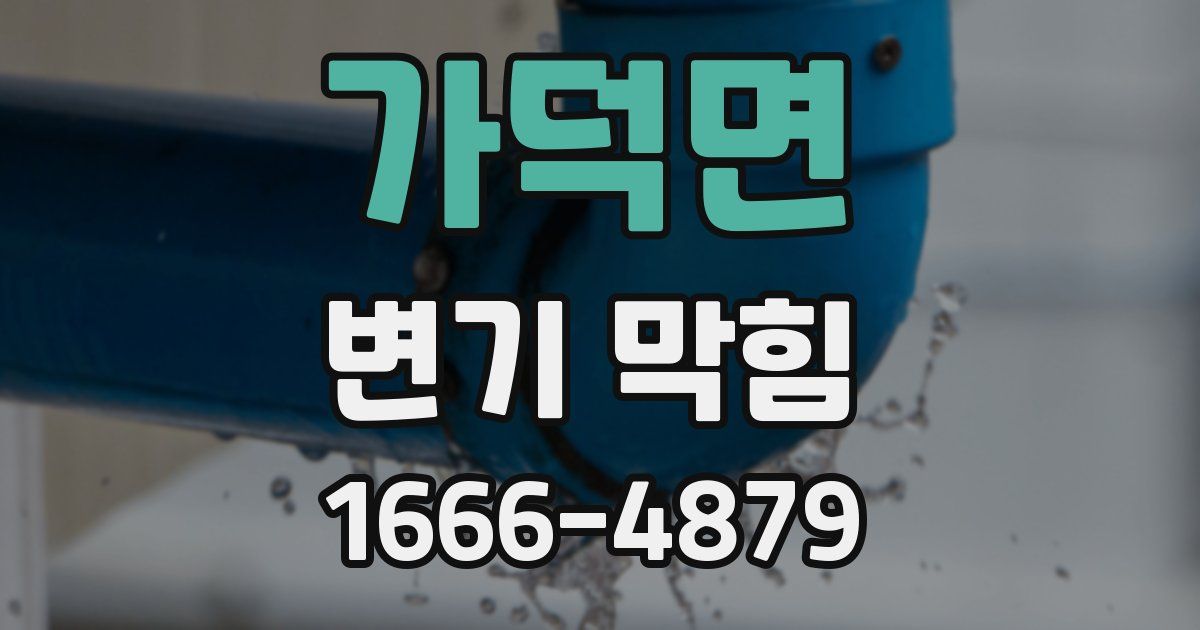 가덕면 변기 막힘