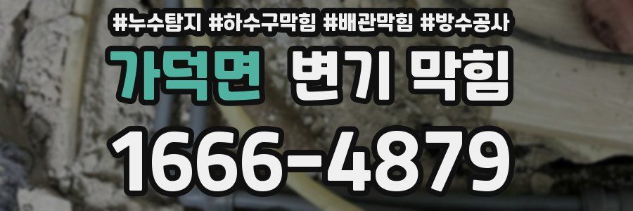 가덕면 변기 막힘