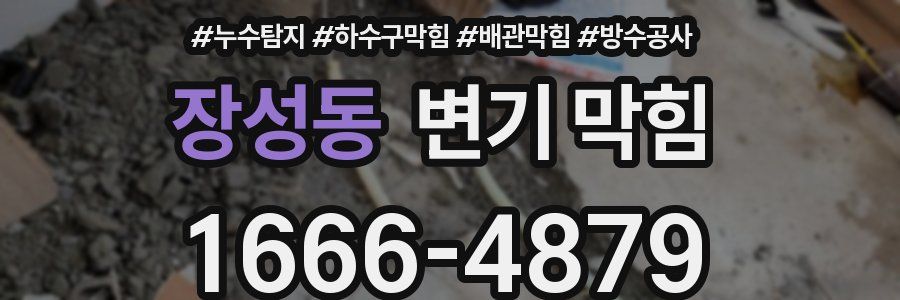 장성동 변기 막힘