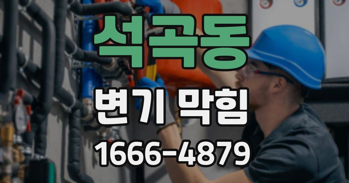 석곡동 변기 막힘