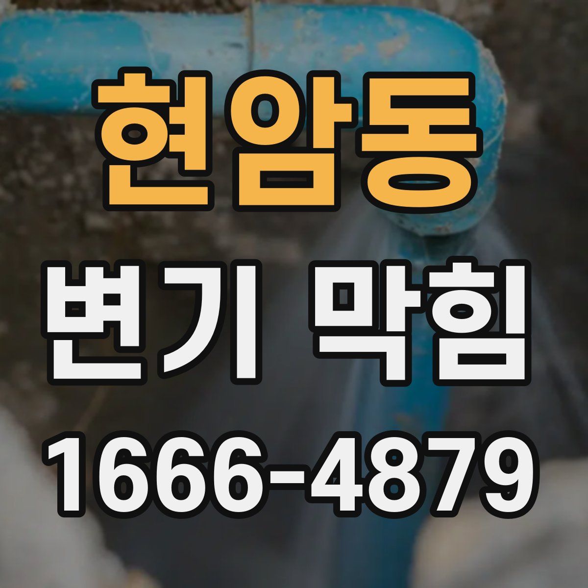 현암동 변기 막힘
