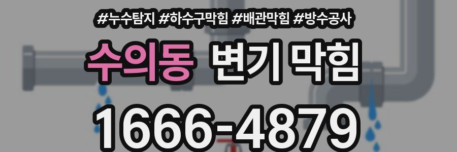 수의동 변기 막힘