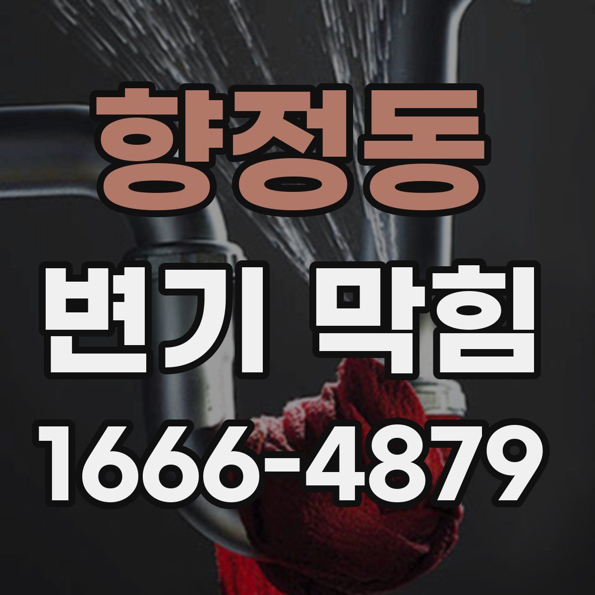 향정동 변기 막힘