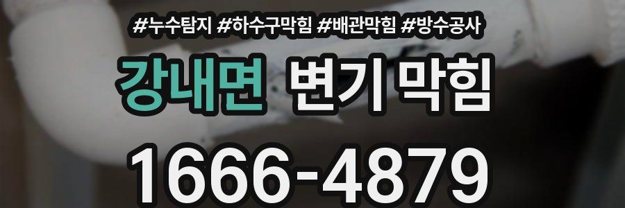 강내면 변기 막힘