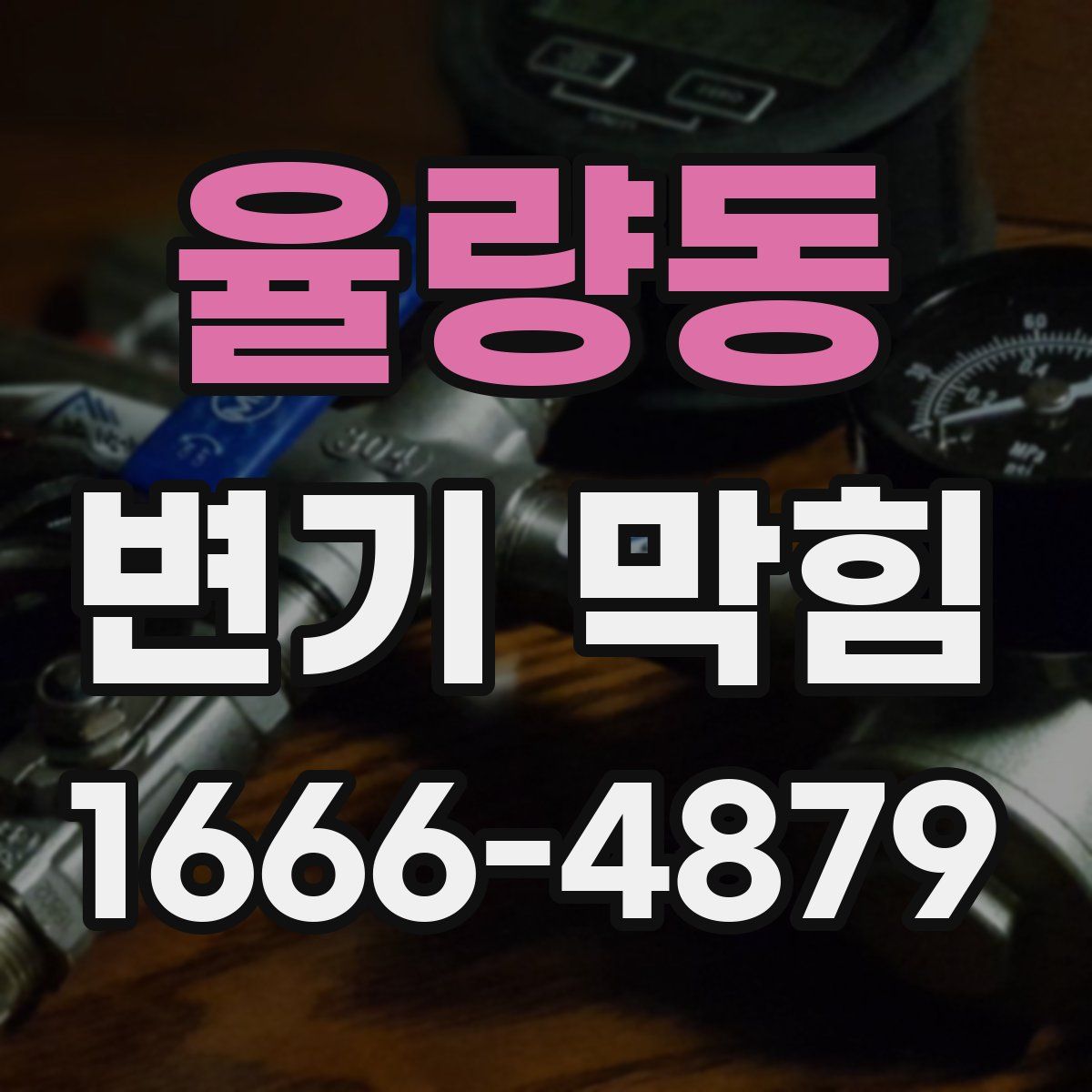 율량동 변기 막힘