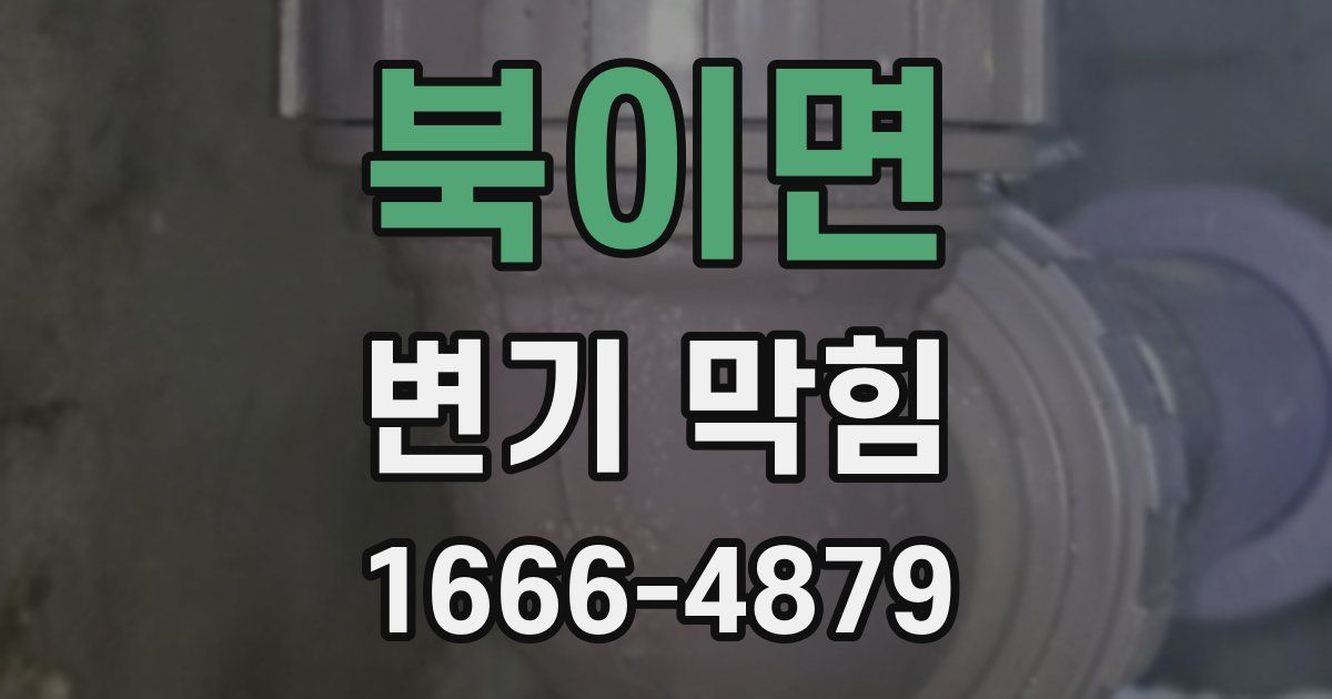 북이면 변기 막힘