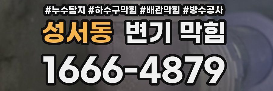 성서동 변기 막힘
