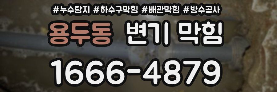 용두동 변기 막힘
