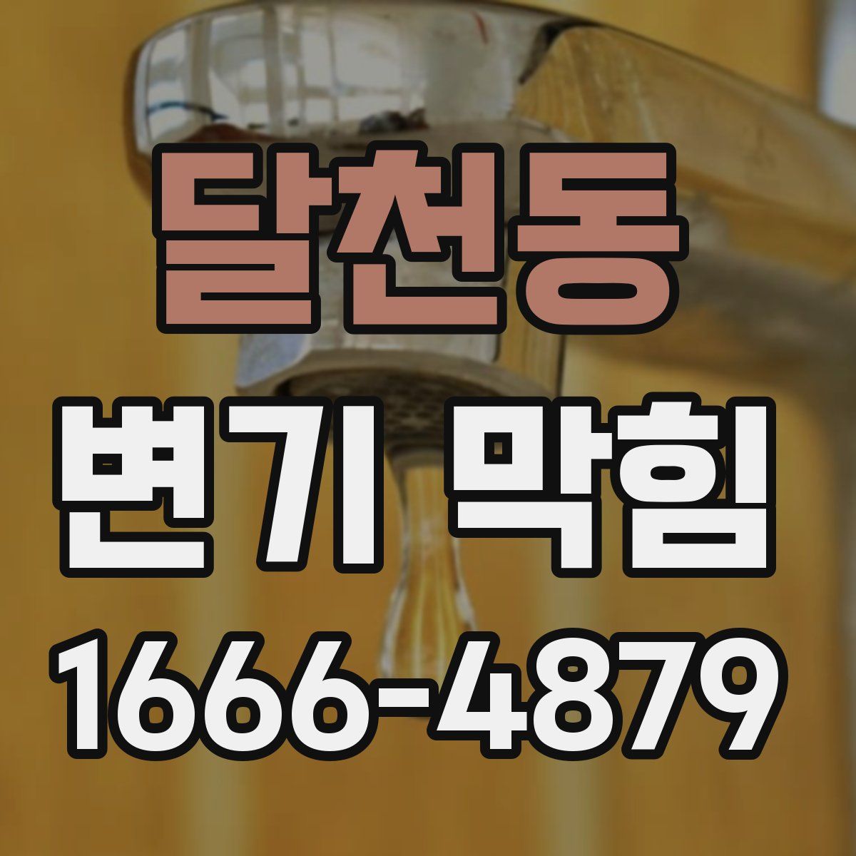 달천동 변기 막힘