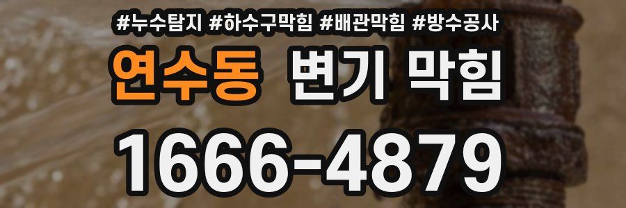 연수동 변기 막힘