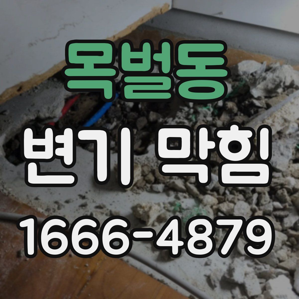 목벌동 변기 막힘