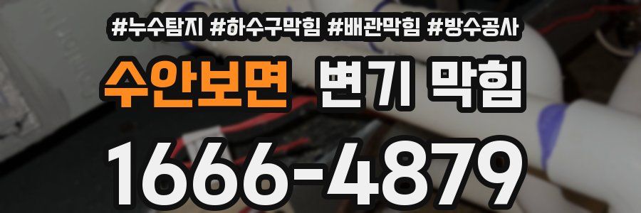 수안보면 변기 막힘