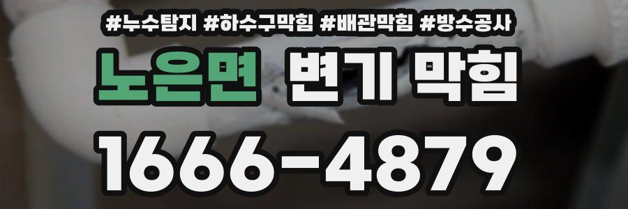 노은면 변기 막힘