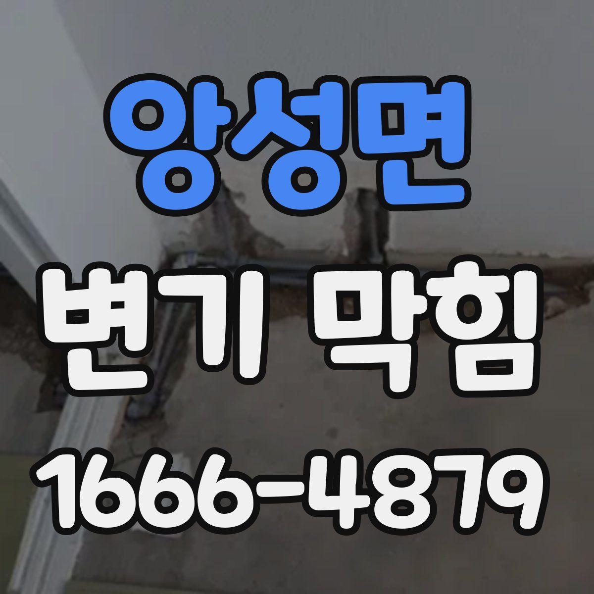 앙성면 변기 막힘