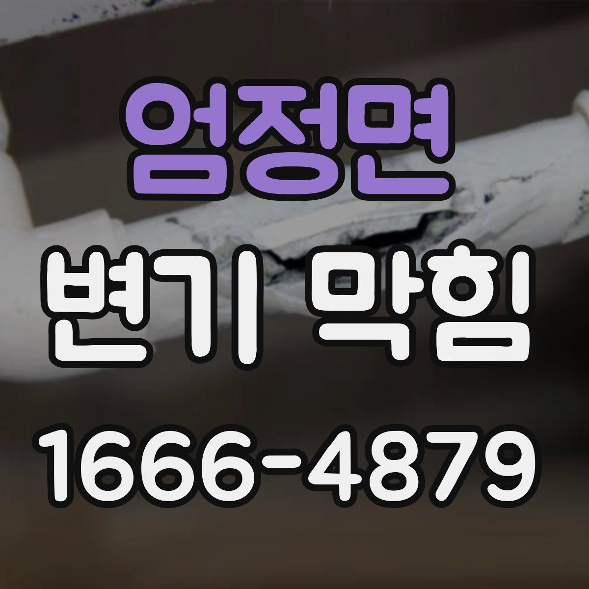 엄정면 변기 막힘
