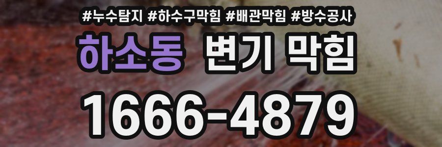 하소동 변기 막힘
