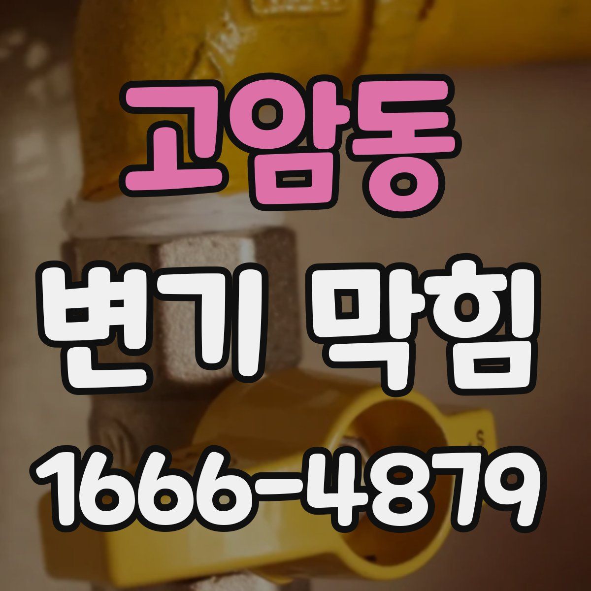 고암동 변기 막힘