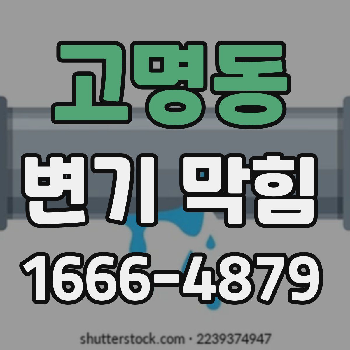 고명동 변기 막힘