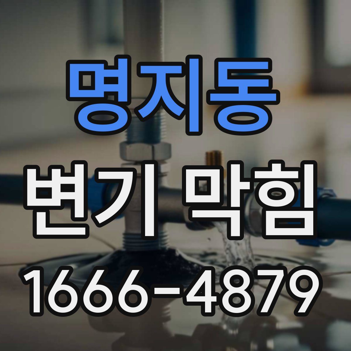 명지동 변기 막힘