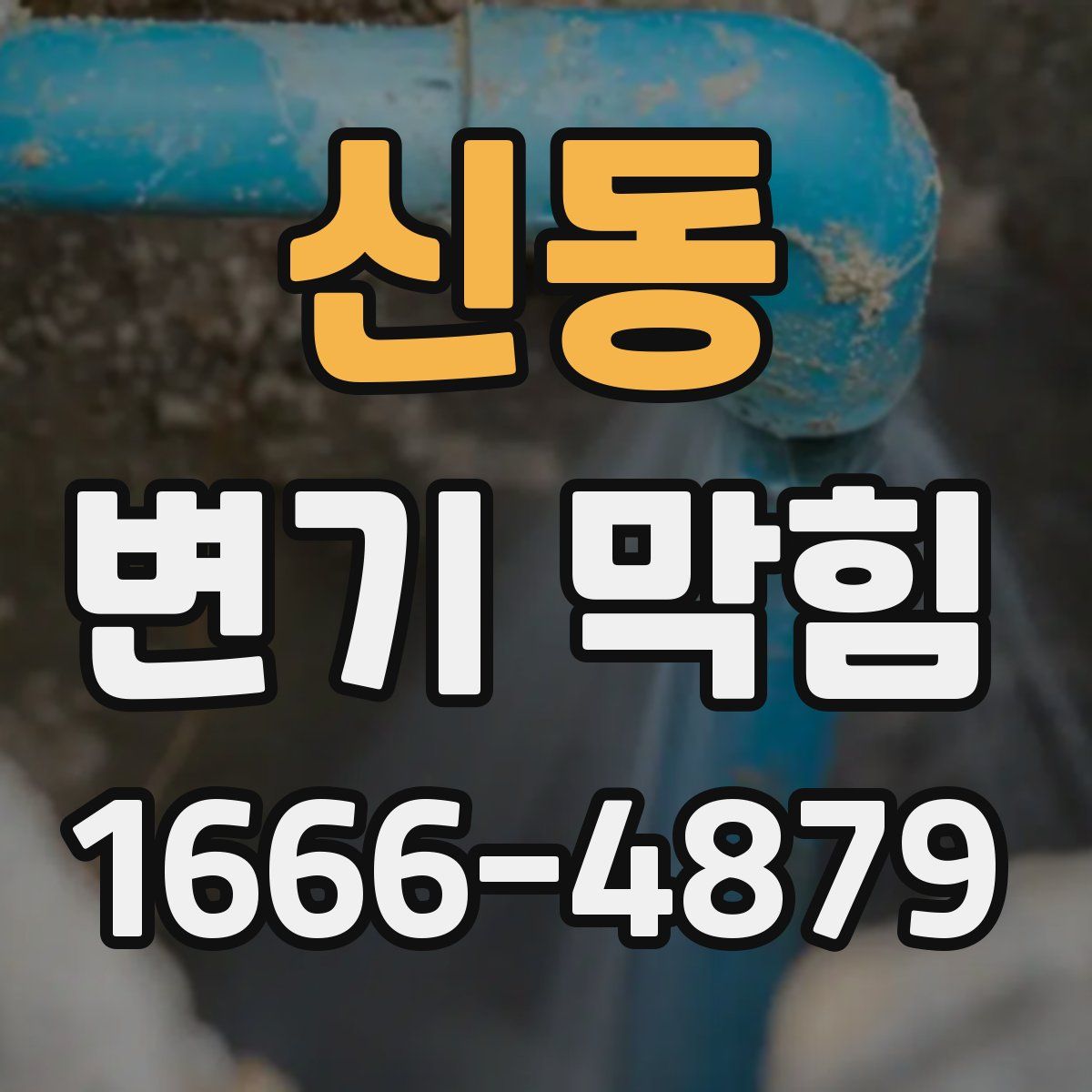 신동 변기 막힘