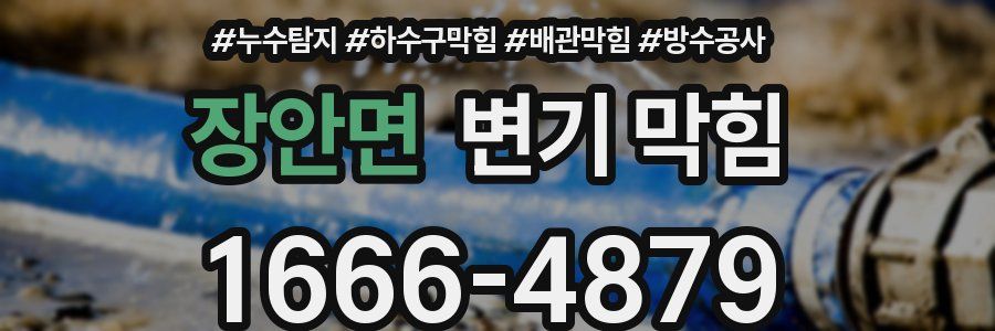 장안면 변기 막힘