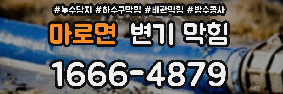 마로면 변기 막힘