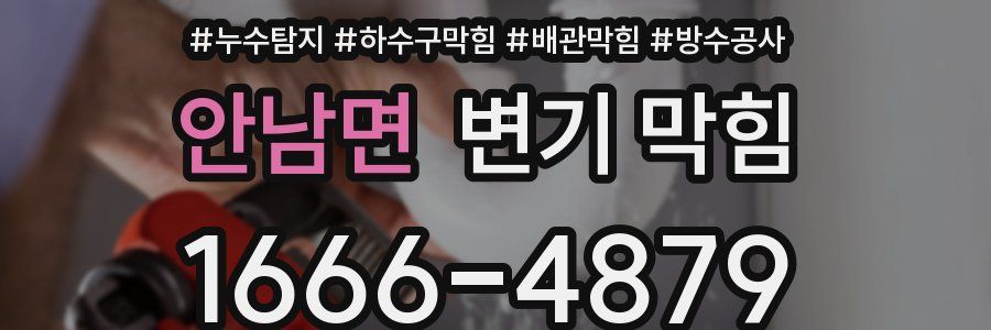 안남면 변기 막힘