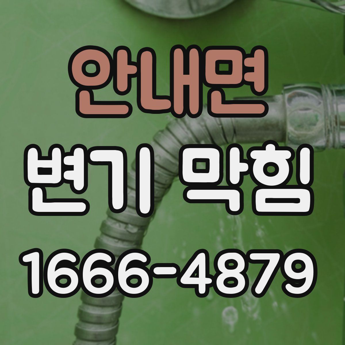 안내면 변기 막힘